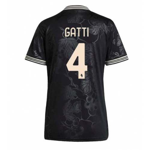 Billige Fotballdrakt Juventus Federico Gatti #4 Replika Tredjedrakt Dame 2025-26 Kortermet Billige Fotballdrakt Juventus Federico Gatti #4 Replika Tredjedrakt Dame 2025-26 Kortermet